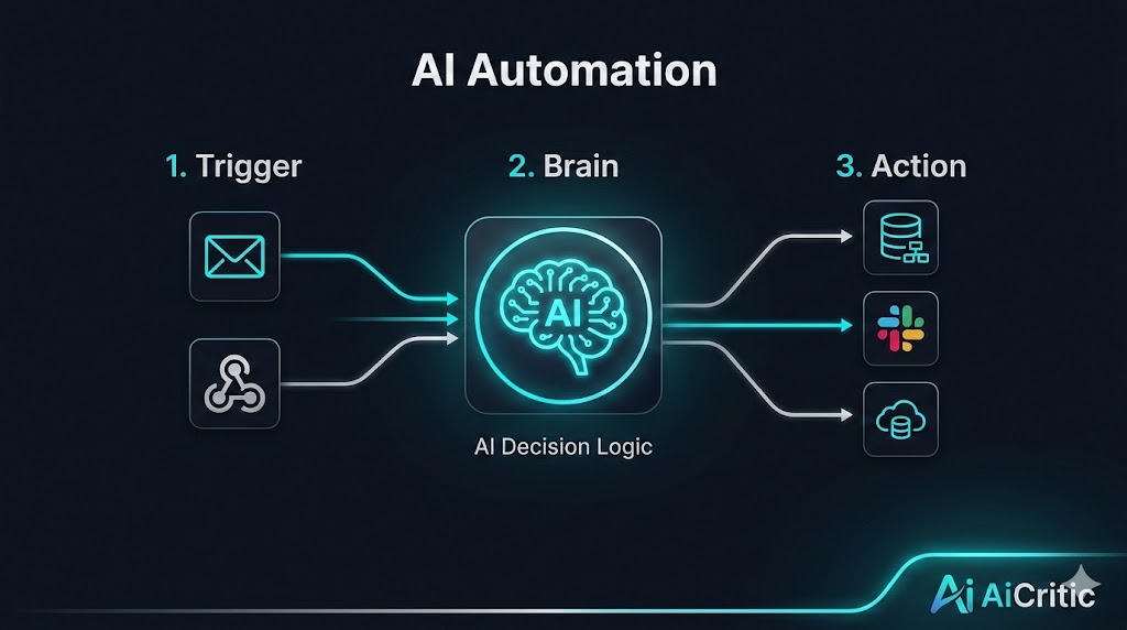 AI Automation Workflow Diagram AiCritic